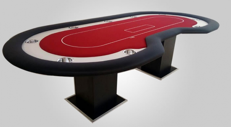 Mesa de Poker com Porta Copos e entrada de Dealer Tradicional - Pro4